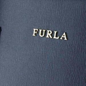 FURLA トートバッグ レザー ネイビー