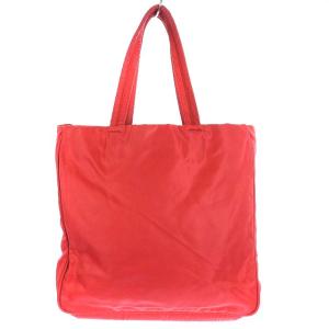 PRADA ナイロントートバッグ レッド