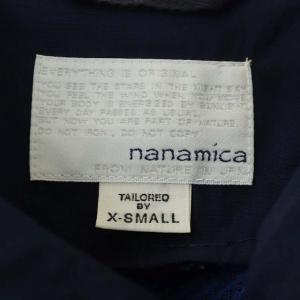 nanamica フーディーナイロンジャケット XS ネイビー