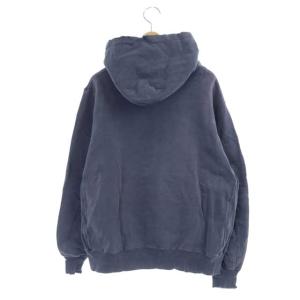 REMI RELIEF 特殊加工プルオーバーパーカー フード スモークブルー