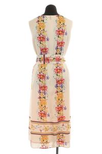 GRACE CONTINENTAL 21SS フラワーラインプリントドレス ピンク