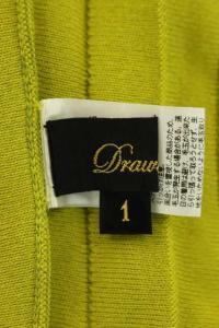 Drawer プリーツニットスカート 1 ライムグリーン