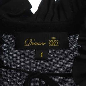 Drawer プリーツノースリーブニット 1 黒