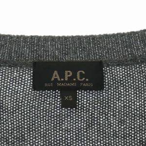 A.P.C. カーディガン ニット カシミヤ 長袖 XS グレー
