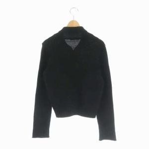 JIL SANDER ロングスリーブニットカーディガン ブラック