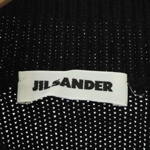 JIL SANDER ロングスリーブニットカーディガン ブラック