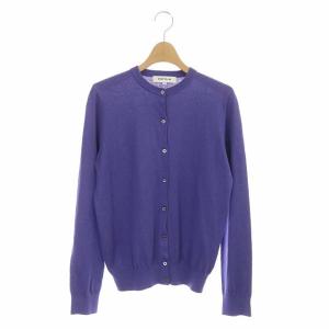 20AW シルクコットンニットカーディガン 38 パープル