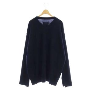 Maison Margiela S51HA1059 20AW カシミヤ混ウールグローブニット M 紺