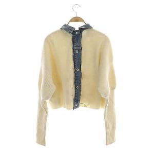 sacai 20AW Denim Mix Knit Pullover デニム切替ニット