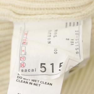 sacai 20AW Denim Mix Knit Pullover デニム切替ニット