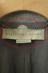 STELLA McCARTNEY ウールチェスターコート グレー