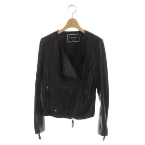 ラムレザージャケット ブラック