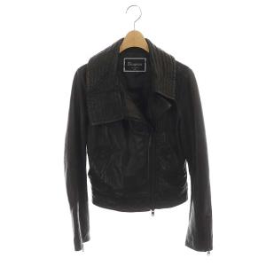 ラムレザージャケット ブラック