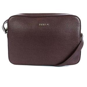 LILLI カウレザーショルダーバッグ ボルドー