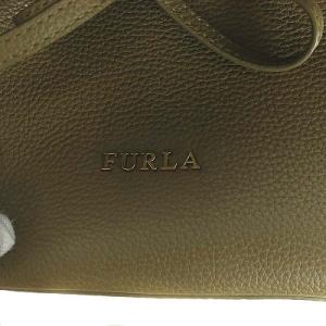 FURLA コスタンザ ワンショルダーバッグ ハンドバッグ 2way レザー 牛革 カーキ