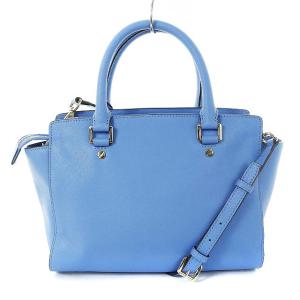 MICHAEL KORS SELMA ミディアム 2WAY ショルダーバッグ ハンドバッグ レザー ブルー
