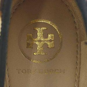 TORY BURCH バレエシューズ レオパード柄 ハラコ 22cm ベージュ