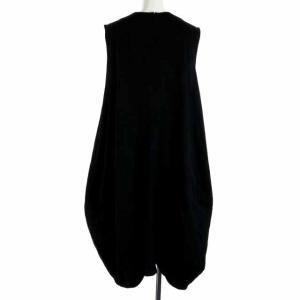 ENFOLD ワンピース ノースリーブ ロング ミモレ コクーン 36 S ブラック