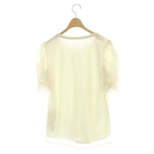 EPOCA 21SS トランスペアレントカットソー 40 アイボリー