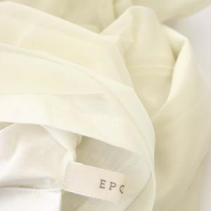 EPOCA 21SS トランスペアレントカットソー 40 アイボリー