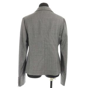 LANVIN COLLECTION ウールシルクピンストライプスーツセットアップ