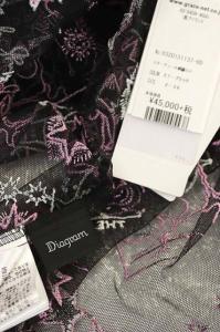 Diagram GRACE CONTINENTAL 20SS スターチュールワンピース インナー付き 36 ブラック