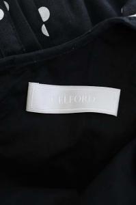 CELFORD 21AW バルーンスリーブドットワンピース 2 ブラック