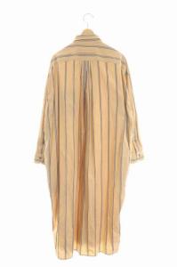 TICCA ストライプ シャツワンピース F ベージュ