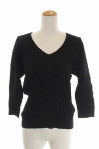 Theory crepe knit radial knitセットアップ S ブラック