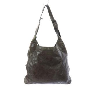 BALENCIAGA 204532 GIANT BESACE BAG エディターズバッグ ブラウン