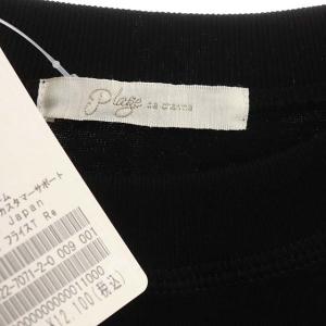 Plage 21SS premium フライスTシャツ カットソー ブラック
