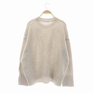 GALERIE VIE 20AW ファインウール クルーネックプルオーバー ニット セーター S ライトグレー