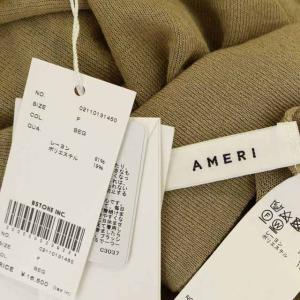 Ameri VINTAGE 21SS APRON LAYERED SHEER KNIT 2点セット ニット レイヤード