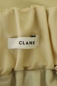 CLANE 21年製 BASIC HIGH WAIST SKIRT タイト 1 イエローベージュ