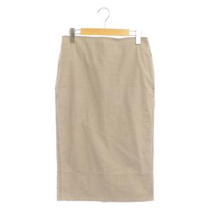 SOFIE BACK SATIN TIGHT LONG SKIRT スカート 01 ベージュ