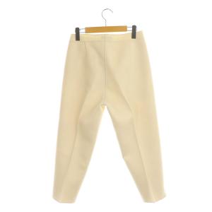 Drawer ウールセンタープレステーパードパンツ 34 アイボリー