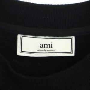 AMI Alexandre Mattiussi ロゴ入りスウェット プルオーバー ブラック