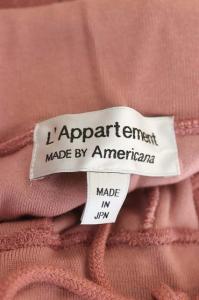 AMERICANA アパルトモン別注パイルパンツ ストレート M ピンク