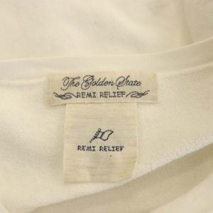 REMI RELIEF アパルトモン取扱 T/C ウラケスウェットプルオーバー トレーナー 長袖 F ホワイト
