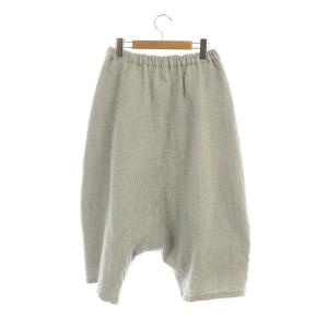 nest Robe ウールウエストゴムサルエルパンツ イージー F グレー