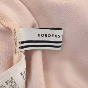 BORDERS at BALCONY 21SS BORDER SWEATSHIRT スウェットプルオーバー リブ切替 ピンク