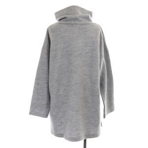 nest Robe ウールハイネックチュニックカットソー グレー