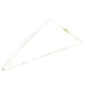 AHKAH バタフライパヴェ ネックレス  K18 YG ダイヤモンド 0.06ct イエローゴールド