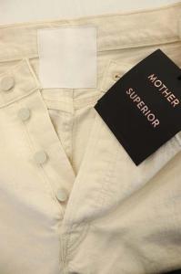 MOTHER The Rambler Skimp Straight Jeans デニムパンツ 26 ベージュ