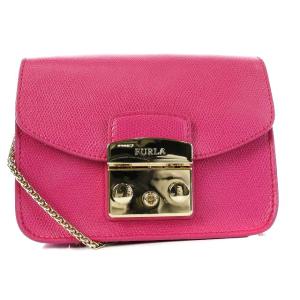 メトロポリス ショルダーバッグ ワンショルダー チェーン レザー ピンク