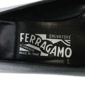 Salvatore Ferragamo ガンチーニパンプス 6 ブラック