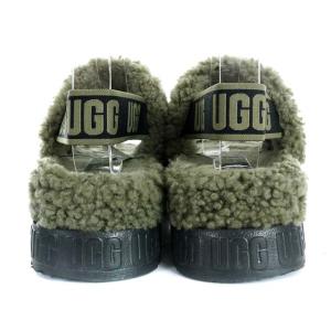 UGG australia OH FLUFFITA サンダル ファー ストラップ カーキ