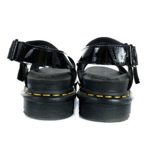 Dr.Martens VOSS PATENT ストラップレザーサンダル 5 ブラック