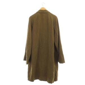nest Robe CONFECT HEAVY LINEN ULSTER COAT チェスターコート ブラウン