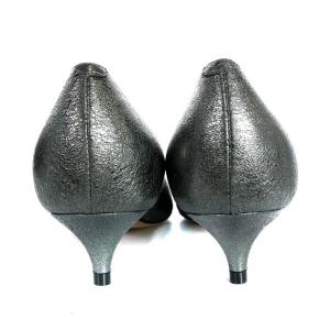 PELLICO デミルクスビームス取扱い ANIMA 35 パンプス メタリック ヒール ポインテッドトゥ グレー